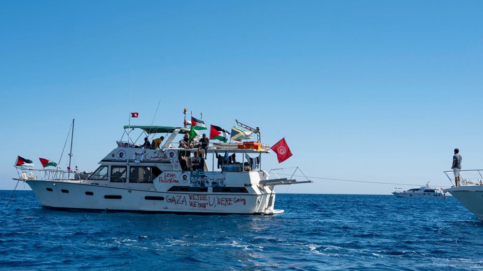 গাজার কাছাকাছি পৌঁছেছে ত্রাণবাহী নৌবহর গ্লোবাল সুমুদ ফ্লোটিলা